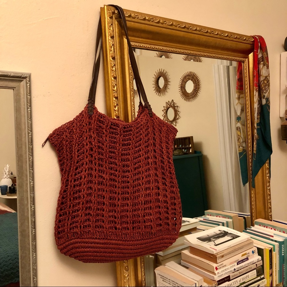 Capelli straw tote